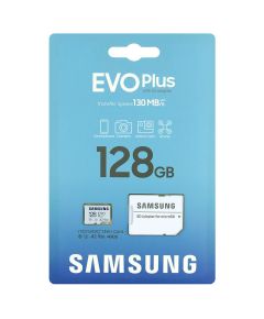 SAMSUNG EVO Plus 128GB microSD + adapter Atmiņas karte
