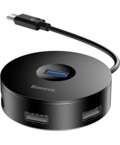 Baseus Hub 4in1 USB-C to USB 3.0 + 3x USB 2.0 15cm (Black)