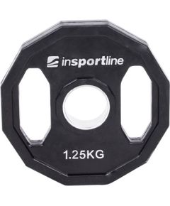 Gumijas pārklājums Olimpiskais svars 50mm inSPORTline Ruberton 1,25kg Svaru ripas un stieņi