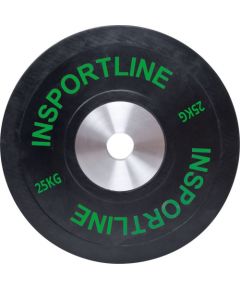 Olimpiskais šķēpmešanas svars 50mm inSPORTline BumperPlate 25kg