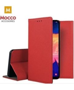 Mocco Smart Magnet Book Case Grāmatveida Maks Telefonam Xiaomi 11T 5G / 11T PRO 5G Sarkans