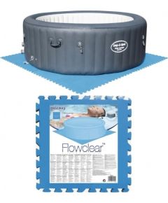 Bestway Aizsargpaklājiņš zem peldbaseina, 8gab, zils, 58220 Peldbaseinu piederumi