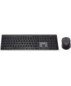 Gembird Backlight Pro Business Slim wireless desktop set 	KBS-ECLIPSE-M500 Keyboard and Mouse Set,  Wireless, Mouse included, US, Black