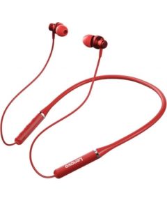 Słuchawki Lenovo HE05 (bezprzewodowe,  Bluetooth, douszne, czerwone)