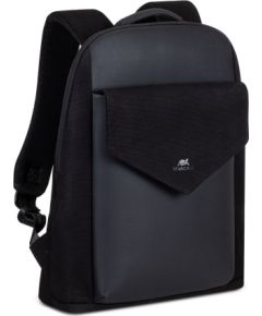 rivacase 8524 Canvas Backpak (black)