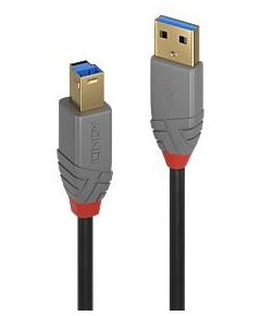 CABLE USB3.2 A-B 3M/ANTHRA 36743 LINDY