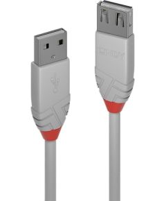 CABLE USB2 TYPE A 3M/ANTHRA 36714 LINDY