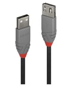 CABLE USB2 TYPE A 0.2M/ANTHRA 36700 LINDY