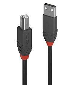 CABLE USB2 A-B 10M/ANTHRA 36677 LINDY