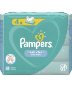 Pampers FreshClean salvetes 4x52gab.