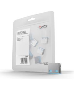 USB PORT BLOCKER 10PACK/BLUE 40462 LINDY