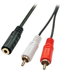 CABLE ADAPTER AUDIO/VIDEO/0.25M 35677 LINDY