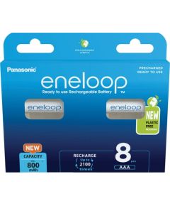 Panasonic eneloop аккумулятор AAA 800 8BP