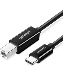Ugreen US241 USB-C to USB-B 2m Printer Cable Black