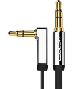 UGREEN mini jack 3,5mm AUX flat elbow cable 1m (black)