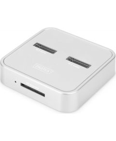 Digitus M.2 NVMe + M.2 SATA SSD Docking Station with SD Express Card Reader, USB-C™