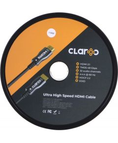 CLAROC HDMI CABLE FIBER OPTIC AOC, 2.1, 8K, 15M