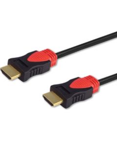 Savio CL-113 HDMI cable 5 m HDMI Type A (Standard) Black,Red