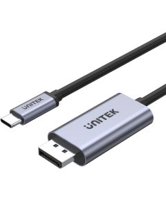 UNITEK V1409A cable gender changer USB-C DisplayPort Black, Grey