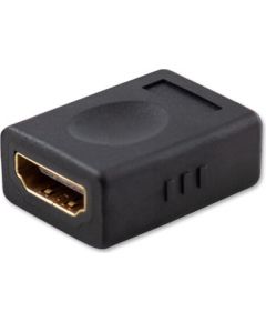 SAVIO HDMI (F) – HDMI (F) – Adapter, straight, barrel CL-111 Black