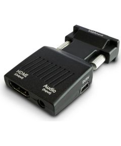 SAVIO CL-145 VGA to HDMI converter, Audio, Full HD  Black