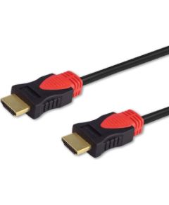 Savio CL-141 HDMI cable 10 m HDMI Type A (Standard) Black,Red