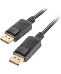 Lanberg CA-DPDP-10CC-0005-BK DisplayPort cable 19 PIN V1.2 0.5M 4K Black