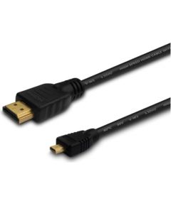 Savio CL-39 HDMI cable 1 m HDMI Type A (Standard) HDMI Type D (Micro) Black