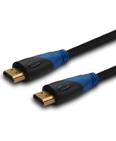 Savio CL-07 HDMI cable 3 m HDMI Type A (Standard) Black,Blue