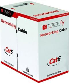 Techly U/UTP Hank Cable Cat.6 CCA 305m Solid Grey
