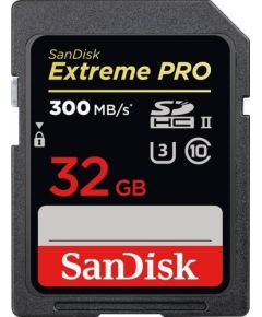 SanDisk Extreme Pro SDHC 32 GB Class 10 UHS-II/U3 V90 (SDSDXDK-032G-GN4IN) Atmiņas kartes micro SD SDHC
