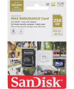 SanDisk MAX ENDURANCE microSDXC 256GB + SD Adapter