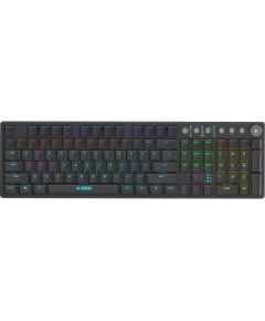 iBox Aurora K-3 gaming keyboard USB QWERTY Silver wireless