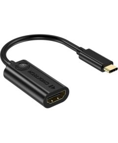 Choetech unidirectional cable adapter USB Type C Thunderbolt 3 (Male) to HDMI 2.0 4K@60Hz (female) black (HUB-H04BK)