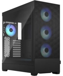 Fractal Design Pop XL Air RGB Black TG Clear Tint, E-ATX up to 280 mm, ATX , mATX, Mini ITX, Power supply included No