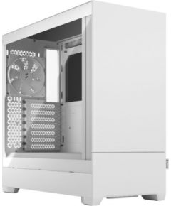 Fractal Design Pop Silent White TG Clear Tint, ATX, mATX, Mini ITX, Power supply included No