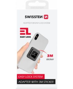 Swissten Adapter for easy Lock / Клейкая пластина для крепления смартфона