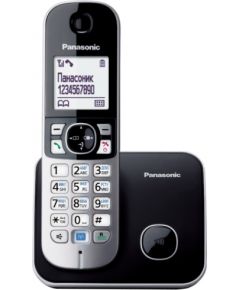 Panasonic KX-TG6811 DECT telephone Black Caller ID
