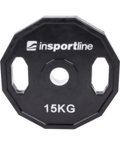 Gumijota svaru ripa 50 mm inSPORTline Ruberton 15 kg