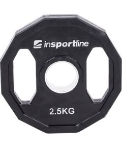 Gumijas pārklājums Olimpiskais svars 50mm inSPORTline Ruberton 2,5kg