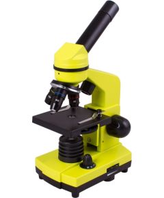 Микроскоп Levenhuk Rainbow 2L Lime\Лайм 40x-400x с экспериментальным комплектом K50