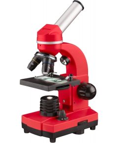 Mikroskops Bresser Junior Biolux SEL 40-1600x, sarkans
