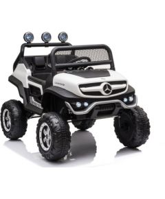 Bērnu vienvietīgs elektromobilis  Mercedes Unimog S, balts