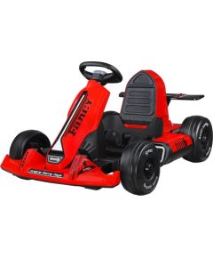 Bērnu vienvietīgs elektriskais kartings - Fancy Speed ​​​​8, sarkans