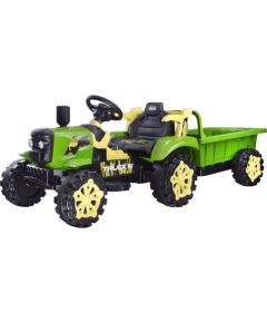 Elektriskais traktors, zaļš