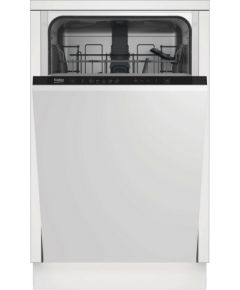 BEKO DIS35020 iebūvējamā trauku mazgājamā mašīna 45cm