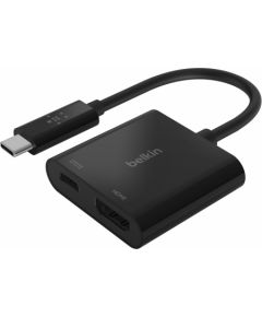 Belkin USB-C to HDMI + Power Adapter Black