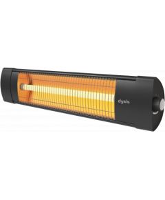 Simfer Indoor Thermal Infrared Quartz Heater Dysis HTR-7407 Infrared, 2300 W, Suitable for rooms up to 23 m², Black