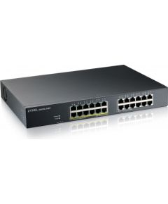Zyxel GS1915-24EP Managed L2 Gigabit Ethernet (10/100/1000) Power over Ethernet (PoE) 1U Black