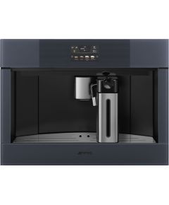 Smeg CMS4104G Linea Aesthetic 45cm Silver compact Automatic built-in espresso coffee machine